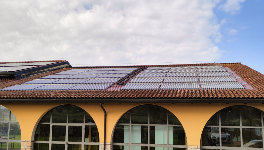 Veinitootmise Solar Thermal süsteem Itaalias